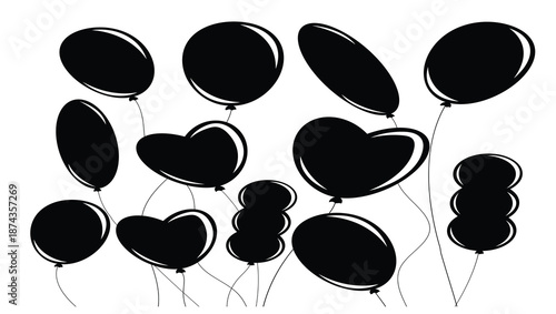 balloons vector illustration