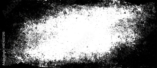 Grunge hand drawn ink frame and border scratch background design. artistic black grunge frame and creative banner poster vector texture.