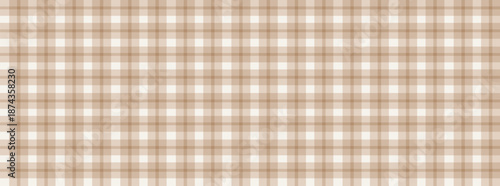 gingham seamless pattern light beige vichy background