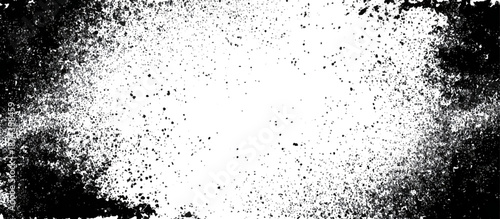 Grunge hand drawn ink frame and border scratch background design. artistic black grunge frame and creative banner poster vector texture.