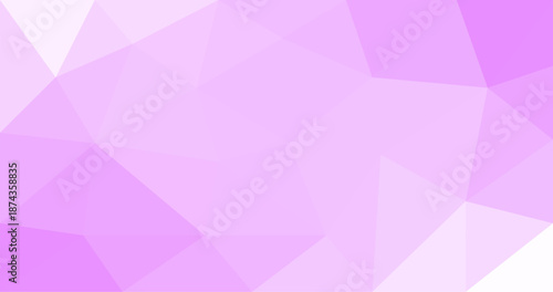 Background from Low polygons Texture of geometric shapes with shadows and light in Pink color