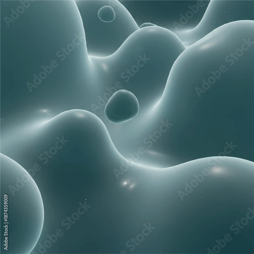 Abstract flowing liquid surface with organic shapes and smooth curves.