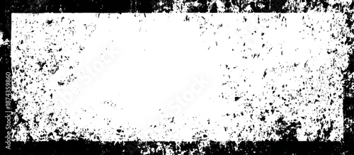 Grunge hand drawn ink frame and border scratch background design. artistic black grunge frame and creative banner poster vector texture.