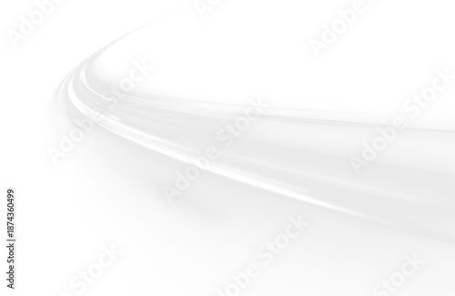 Glowing white neon laser streaks ripple along city highways. Motion lines, energy waves, and trail swirls illustrate dynamic speed and traffic flow. Vector illustration PNG.