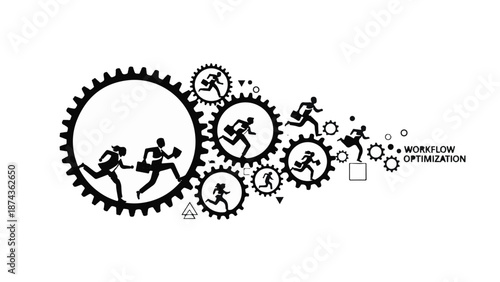 Motivated people engaging in fitness and wellness activities