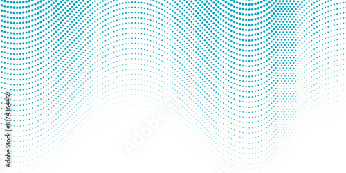 Transparent Vector Gradient Blue Color Halftone Background Staggered Dots Pattern modern dotted