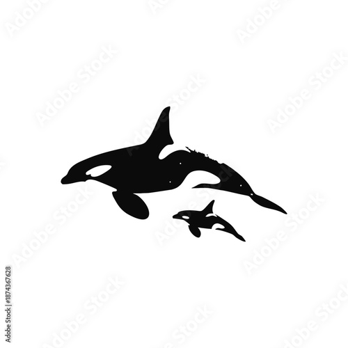 Black and white vintage illustration of martial arts fighting retro vintage vector art