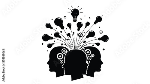 Creative minds coming together with innovative ideas