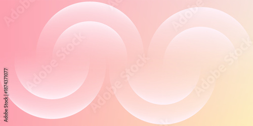 abstract background.modern.minimalist.pink and yellow gradations.circle effect.memphis.trendy .eps 10