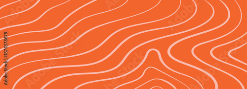 Salmon fish meat pattern of texture background, sushi, seafood restaurant