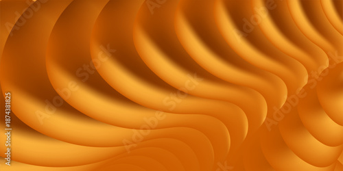 Luxury golden liquid smooth waves abstract elegant background