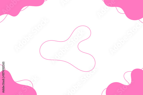 Simple geometric abstract for social media background
