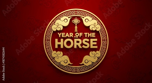 Year of the Horse Celebration Design.