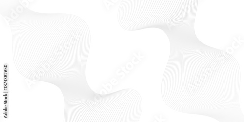 Vector sound wave digital white, gray gradient blend futuristic technology. flow tech transparent line stripe energy connection web music noise. beautiful dynamic smooth space texture background. 