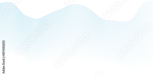 Vector wave digital white, blue gradient blend futuristic technology composite. flow tech transparent line stripe energy connection web music sound. beautiful dynamic smooth space business background.