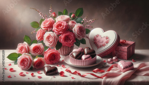 Beautiful Valentine's Day card.