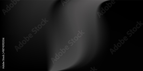 Deep black gradient abstract background with rich shadow effects and smooth transitions, ideal for moody visuals, premium designs. Eps 10
