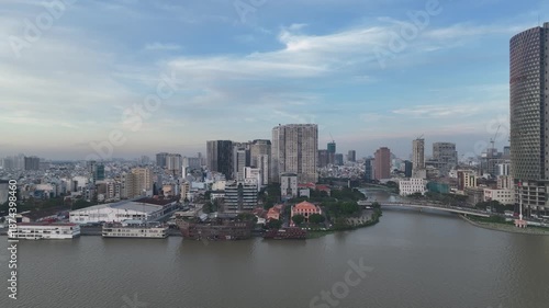 Wallpaper Mural December 16, 2024: Ho Chi Minh City scene at dawn Torontodigital.ca