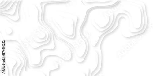 Abstract wave spiral luxury canyon white papercut design. minimal papercut decoration textured Vector layout business presentations, flyers, poster wallpaper.