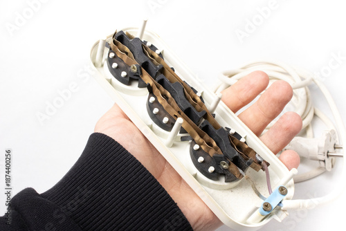 Wallpaper Mural Handheld Electrical Appliance Component for Repair with Wiring Connections Torontodigital.ca