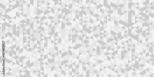 Abstract low polygon cubic white, gray design. vector poly triangle texture geometric pattern triangular. geometric wall tile metal cube background triangle wallpaper design.