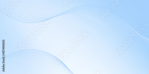 Beautiful Flowing Summer Color Abstract Background. Sky blue and cream gradient mesh background. Refreshing abstraction artwork. Vector Illustration.