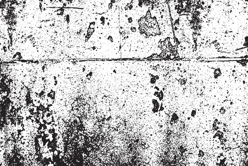 Distressed Plaster Wall Texture with Splatter Ink and Peeling Paint Effect