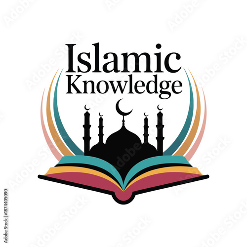 Discover a vibrant vector of cultural enlightenment, conceptually depicting the profound pursuit of knowledge through sacred texts and spiritual symbols