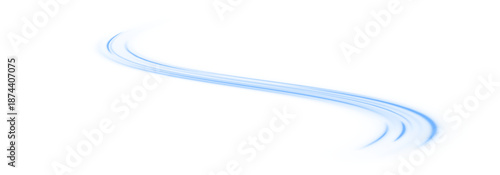 Neon blue laser speed lines highlight motion across urban traffic roads. Light wave trails and glowing energy swirl form a futuristic scene. Modern vector illustration PNG.