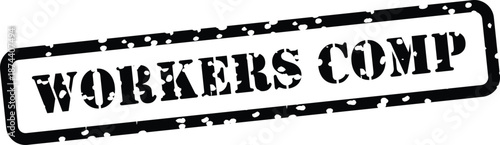 Workers comp grunge stamp