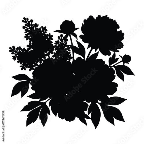 Set of shoemaker tools and equipment icons black silhouettes isolated on transparent background crafting essentials