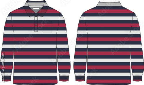 polo shirt vector mockup, polo shirt design, polo flat sketch