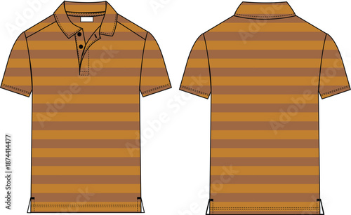 polo shirt vector mockup, polo shirt design, polo flat sketch