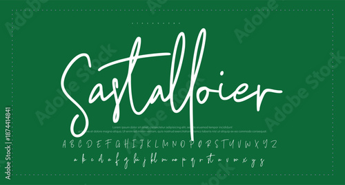 signature Font Calligraphy Logotype Script Brush Font Type Font lettering handwritten 