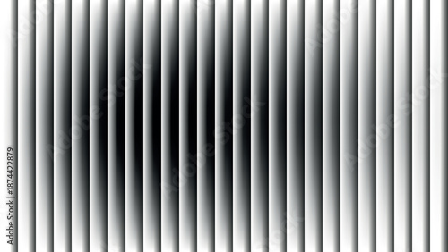 Abstract black and white striped metal background with textured metallic lines and industrial design suitable for wallpaper and modern surfaces