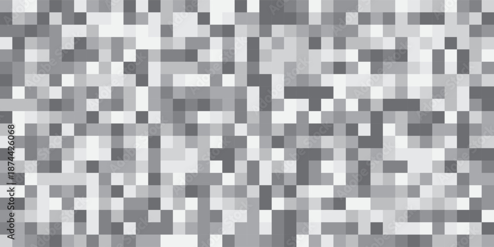 Fototapeta premium Abstract background with blurry pixel color censorship element. Appropriate for digital design projects. Vector illustration