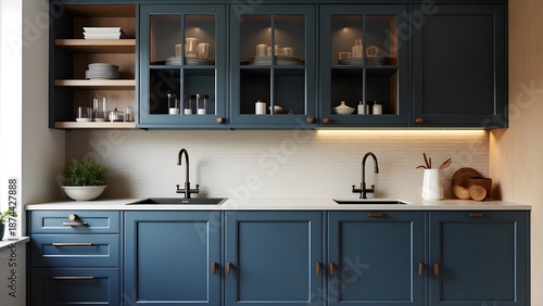 Elegant Kitchen Space in Modern House