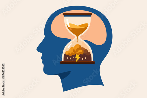 Healing broken heart with puzzle mind pieces, recovery and resilience concept