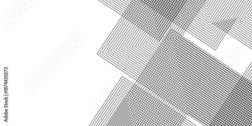 Abstract background with metal grid and rectangle shape design in paper texture design