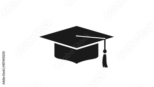 Graduation Cap Icon Symbolizing Academic Achievement and Educational Success.