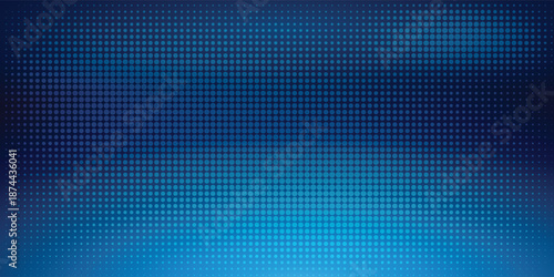 Abstract Blue Dot Pattern Background With Gradient Glow For Tech, Design, And Digital Projects
