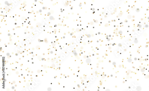 Elegant abstract background with falling gold and black bokeh. Perfect for festive designs, celebrat