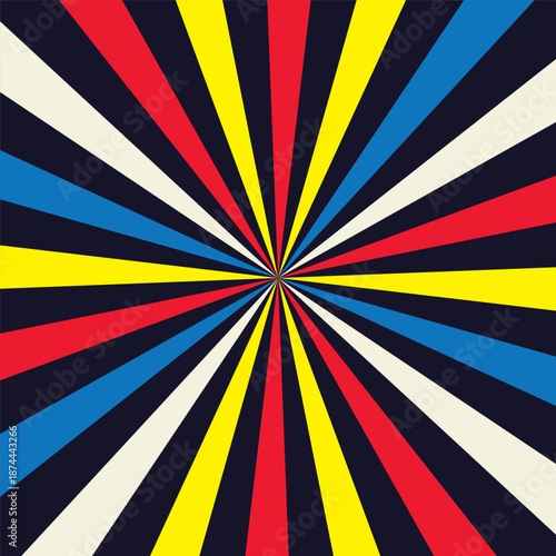 Foto Radial speed lines background for comic books