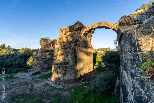 The archaeological site of Chemtou in Tunisia is known for its ancient marble quarries and Roman remains, illustrating the region’s importance as a major source of high-quality stone in antiquity.