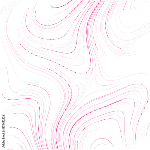contour line Abstract pink swirls minimalist design background element for creative projects