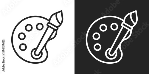 Custom Icon In Black And White Line Style