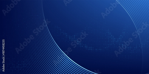 Abstract blue white dot pattern gradient texture technology background.vector future tegnology.