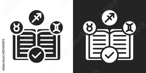 Origin Icon In Black And White Glyph Style