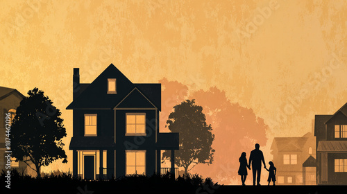 Homeownership made possible through mortgage financing, supporting people in investing in residential real estate.