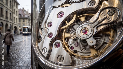 Intricate timepiece mechani...